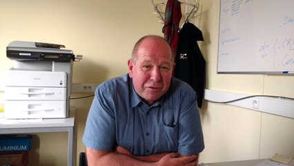 Une classe de réfugiés à l'Athénée Jourdan à Fleurus