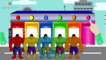 Learn Colors For Toddlers with Color HULK - Learn Colors for Kids - Learning Videos