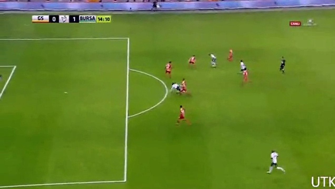 Kubilay Kanatsizkus  Goal - Galatasaray 0-1 Bursaspor 25.11.2016