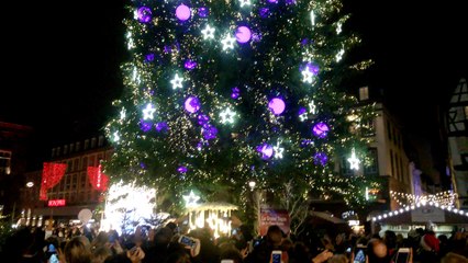 Coup d'envoi des illuminations (place Kléber)
