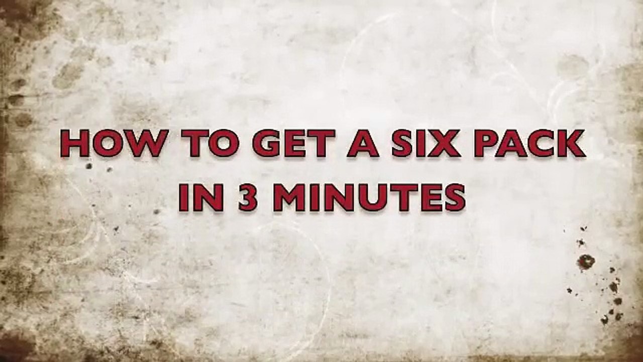 How To Get A Six Pack In 3 Minutes For A Kid