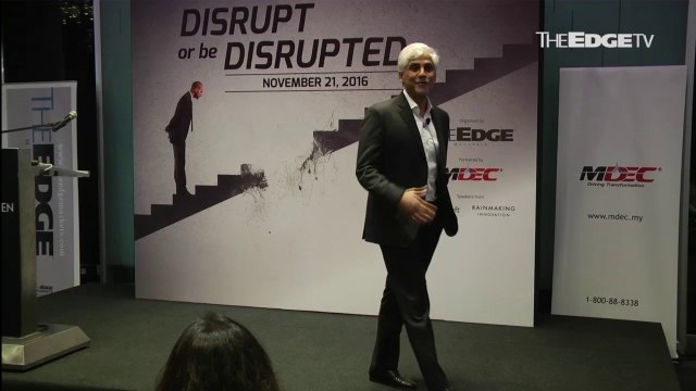 The Edge - MDEC “Disrupt or be Disrupted” 2016 - Haresh Khoobchandani