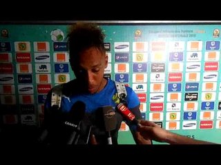 CAN2015  Réactions Aubameyang après élimination du Gabon
