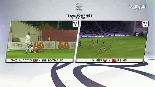 Rachid Alioui Goal HD - Nimes 2 - 0	Reims 25.11.2016