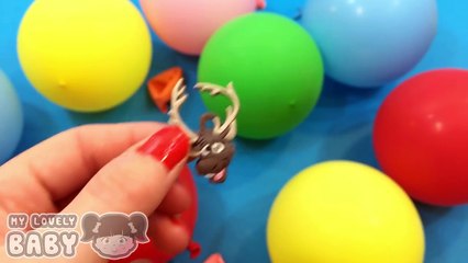Learn COLORS with SURPRISE Balloons Pop! Special Edition DISNEY FROZEN Toys!