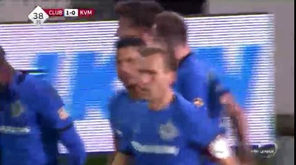 Jelle Vossen Penalty Goal HD - Club Brujas 1 - 0	 KV Mechelen 25.11.2016