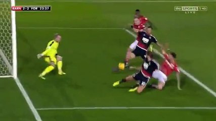 Apostolos Vellios GOAL  - Barnsley	2-2	Nottingham 25.11.2016