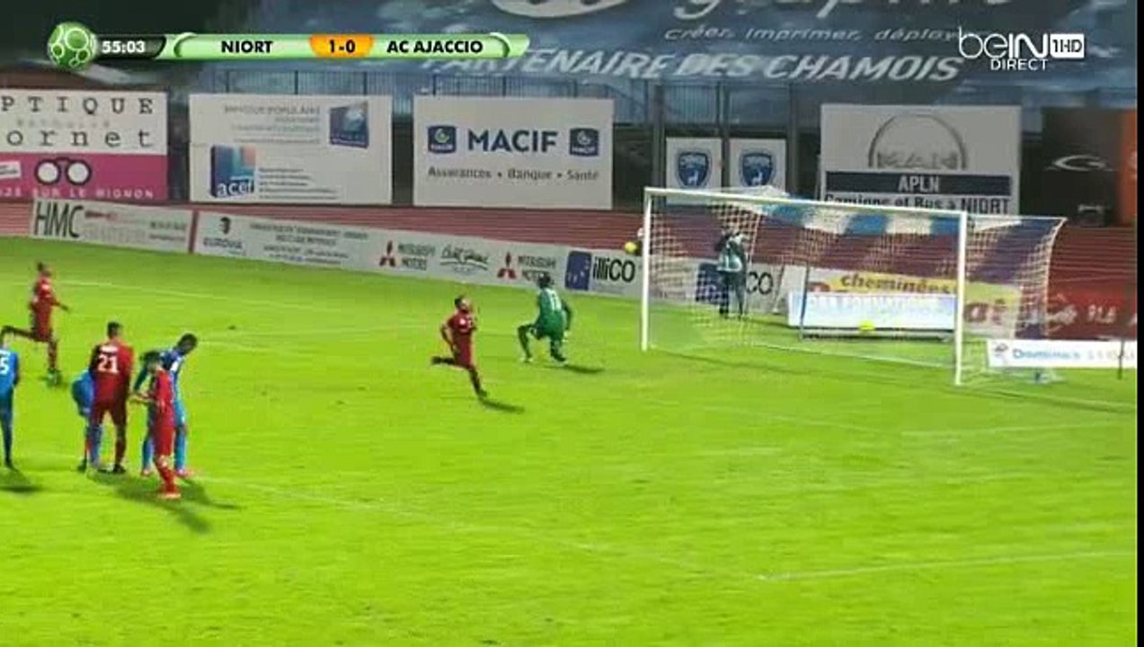 Johann Cavalli Penalty Goal HD - Niort 1 - 1	 AC Ajaccio 25.11.2016