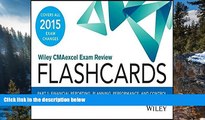 Buy NOW Wiley Wiley CMAexcel Exam Review 2015 Flashcards: Part 1, Financial Planning, Performance