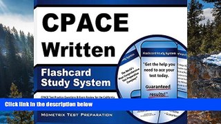 Buy CPACE Exam Secrets Test Prep Team CPACE Written Flashcard Study System: CPACE Test Practice