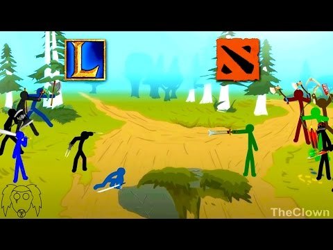 Khi các nhân vật trong Dota 2 và Liên Minh Huyền Thoại đại chiến, ai sẽ giành phần thắng?