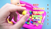 Learn Colors Mix Slime Baby Doll Bath Time Surprise Toys Hidden Number Counting Collection 1HOUR