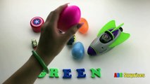 Abc Surprises Egg Learn to spell colors Disney Car Toy Mcqueen Thomas Train Paw Patrol Spiderman