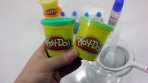 Learn Colors Water Balloons Syringe Glitter Powder Slime Ice Cream Play Doh Toy Surprise l Kid Game