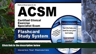Buy NOW ACSM Exam Secrets Test Prep Team Flashcard Study System for the ACSM Certified Clinical