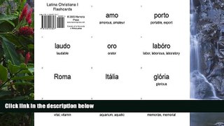 Buy Memoria Press Latina Christiana I Flashcards (Latin Edition)  Pre Order