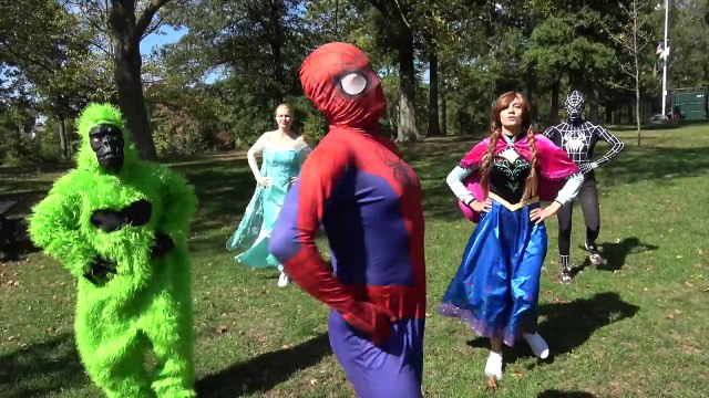 5 Little Monkeys Jumping on the Bed | SuperHeroes Jumping on the Bed: Spiderman, Elsa, Joker