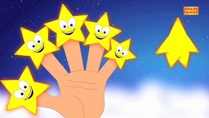 the finger family stars | twinkle twinkle little star | nursery rhymes | kids songs