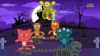 Five Little Monsters | Halloween song