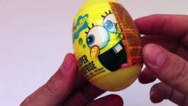 SURPRISE eggs toys huevo kinder UNBOXING gonzalomedin spongebob squarepants