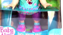 BABY ALIVE Wanna Walk Doll Walking and Talking Baby Doll Toy Learn to Walk Video for Girls and Kids