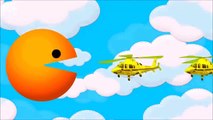 Learn Colors with Pacman Learn Teach Colours to Children Kids Toddlers - Funny Videos For Kids #