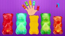 Gummy Bear Finger Family | Finger Family Song | Cartoon Animation Finger Family Rhymes