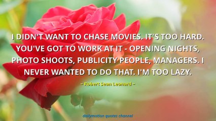 Robert Sean Leonard Quotes