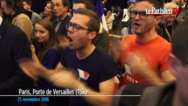 Dernier meeting de Fillon : les partisans gonflés à bloc