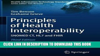 [READ] Mobi Principles of Health Interoperability: SNOMED CT, HL7 and FHIR (Health Information