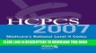 [READ] Kindle HCPCS 2007 Level II: Medicare s National Codes (Hcpcs (American Medical Assn))