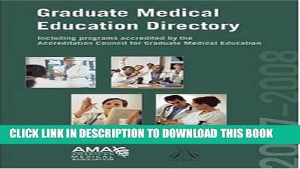 [READ] Mobi Graduate Medical Education Directory: Including Programs Accredited by the