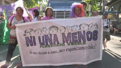 Centenares de Argentinos se manifestaron contra la violencia de género
