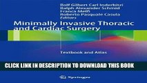 [READ] Kindle Minimally Invasive Thoracic and Cardiac Surgery: Textbook and Atlas Free Download