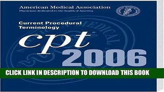 [READ] Kindle CPT  Standard Edition - 2006 (Cpt / Current Procedural Terminology (Standard