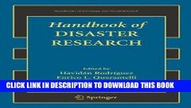 [READ] Mobi Handbook of Disaster Research (Handbooks of Sociology and Social Research) Audiobook