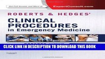 [READ] Mobi Roberts and Hedges  Clinical Procedures in Emergency Medicine, 6e (Roberts, Clinical