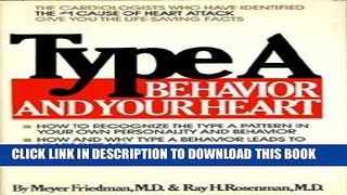 [FREE] EPUB Type A Behavior and Your Heart Download Online