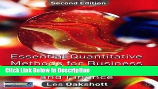 [PDF] Essential Quantitative Methods for Business, Management and Finance [PDF] Online