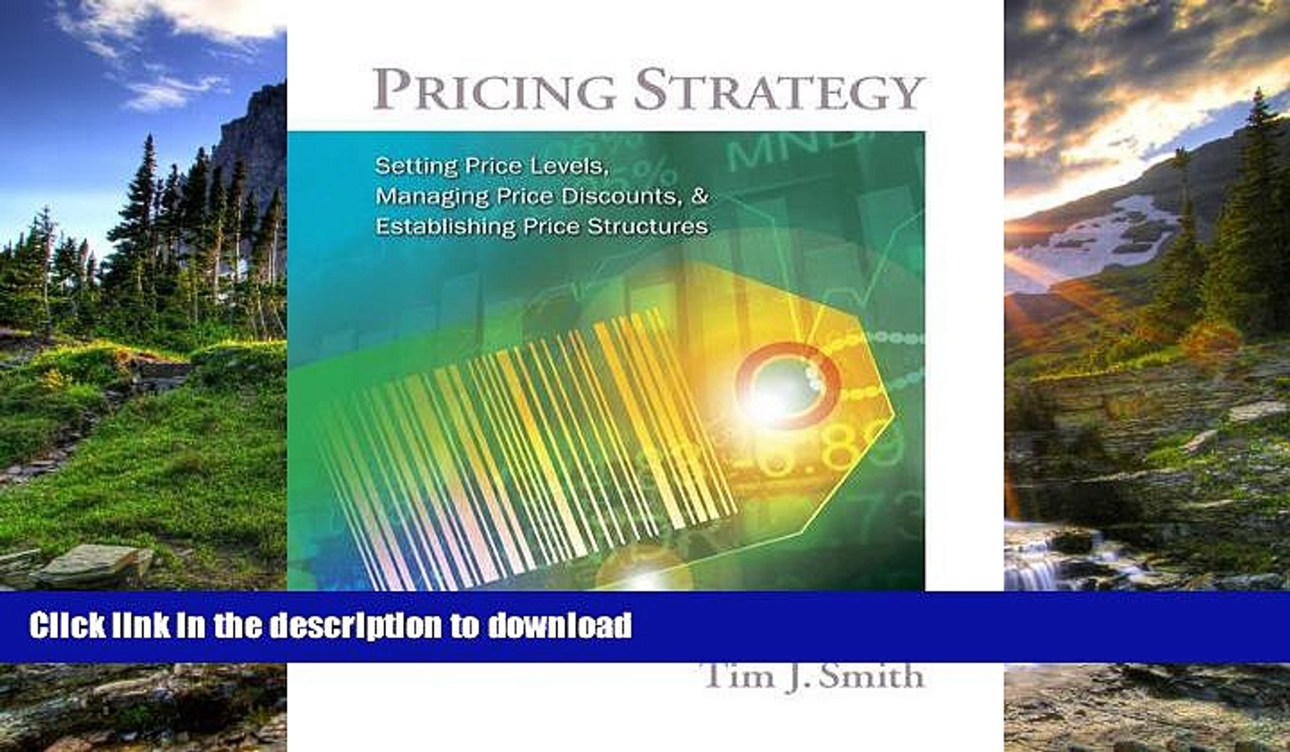 ⁣FAVORITE BOOK  Pricing Strategy: Setting Price Levels, Managing Price Discounts and Establishing