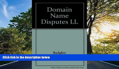 READ book  Domain Name Disputes #A#  FREE BOOOK ONLINE