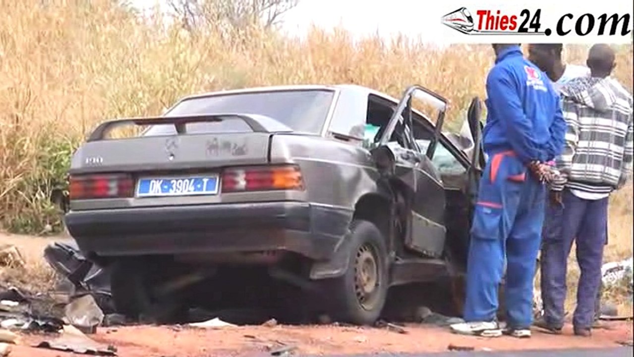 accident sur la route de ndiassane
