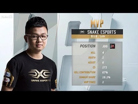 SofM lần đầu tiên ra mắt tại LPL (Graves Rừng) NewBee vs. Snake Game 1