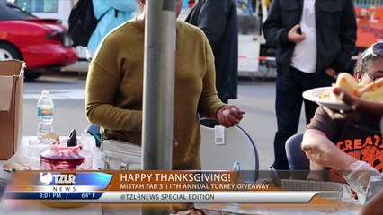 TZLR News: Thanksgiving Special live from Mistah FAB's Turkey Drive + thanks for 250 million views