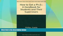 Price HOW TO GET PHD - SEE 2ED Phillips & For Kindle