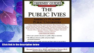 Price The Public Ivies: America s Flagship Public Universities Howard Greene On Audio