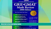 Best Price GRE/GMAT Math Review 5th ED (Arco GRE GMAT Math Review) Arco For Kindle