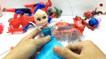 Frozen Elsa vs Maleficent & Joker Lightning McQueen #Spiderman Superman Hulk #Peppa Pig #VVD Kids 80