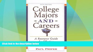 Price College Majors and Careers: A Resource Guide for Effective Life Planning Paul Phifer On Audio