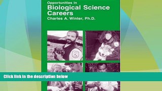 Best Price Opportunities in Biological Science Careers Charles A. Winter On Audio
